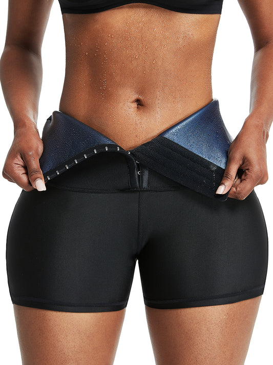 Blue Neoprene Shorts For Workout