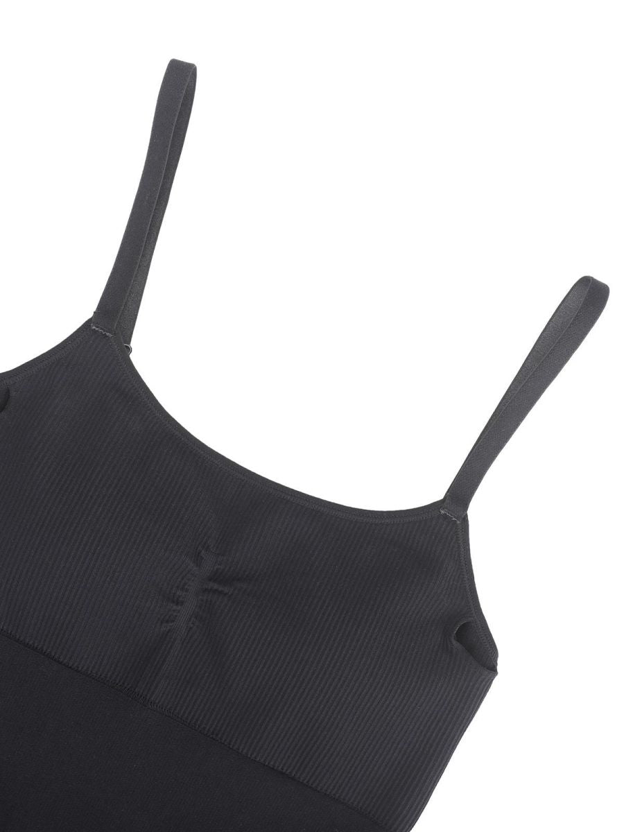 Seamless Jumpsuit with Removable Cups