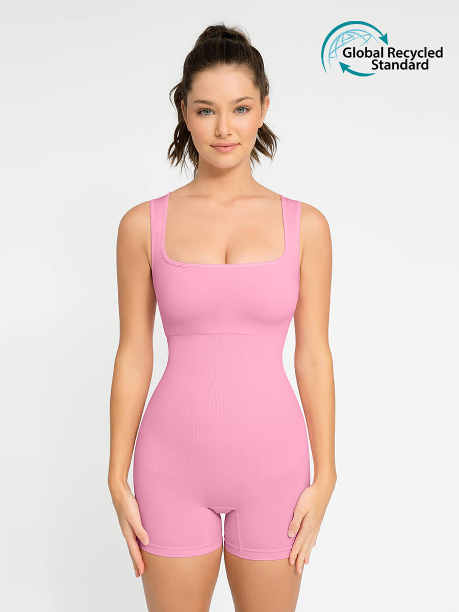 Seamless Square Neck Shapewear Bodysuit