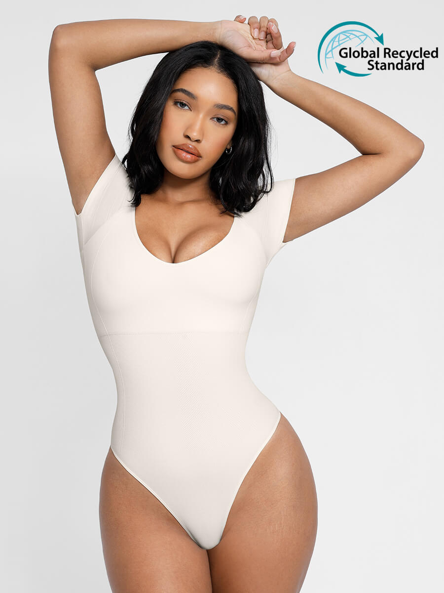 Seamless Shapewear Thong Bodysuit