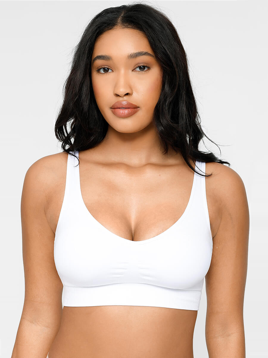 Seamless Breast Support Bra